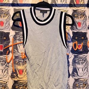 Rag & Bone Priya Varsity Stripe Knit Tank